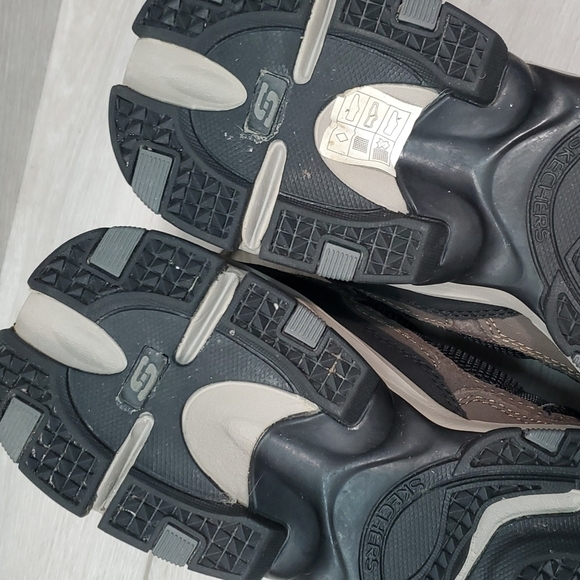 Skechers Mens Memory 51241 Foam Leather Running Sneakers shoes sz 8.5 - Picture 11 of 14